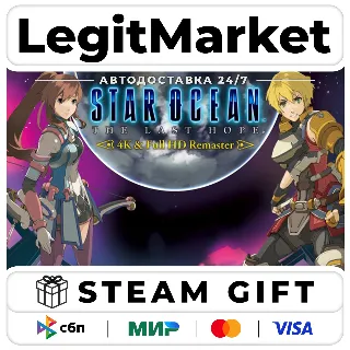 Купить STAR OCEAN - THE LAST HOPE - 4K  Full HD Remaster / Steam АВТО / РУ + МИР
