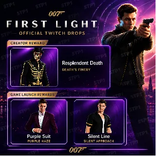 Купить 007 Первый Свет 3/3 Скин Блистательная Смерть Фиолетовый Костюм Линия Тишины