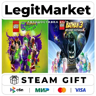 Купить LEGO DC Heroes  Villains Bundle / Steam АВТО / РУ + МИР