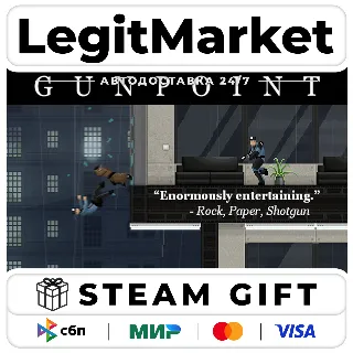 Купить Gunpoint / Steam АВТО / РУ + МИР