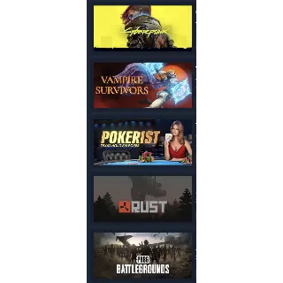Купить ONLINE STEAM 💎 Cyberpunk 2077, RUST + 3 ИГРЫ | ПОЛНЫЙ ДОСТУП + 2 🎁