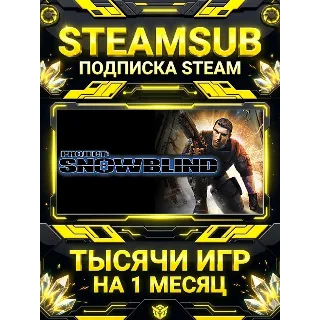 Купить Project: Snowblind + тысячи оффлайн игр — STEAMSUB подписка Steam на 1 месяц (30 дней