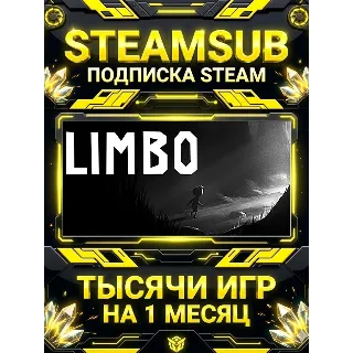 Купить LIMBO + тысячи оффлайн игр — STEAMSUB подписка Steam на 1 месяц (30 дней)