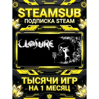Купить Closure + тысячи оффлайн игр — STEAMSUB подписка Steam на 1 месяц (30 дней)