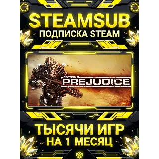 Купить Section 8®: Prejudice™ + тысячи оффлайн игр — STEAMSUB подписка Steam на 1 месяц (30