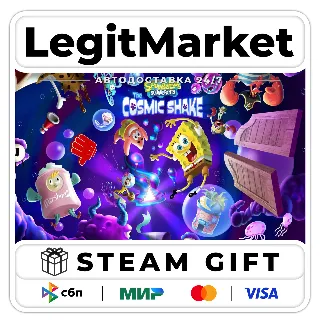 Купить SpongeBob SquarePants: The Cosmic Shake / Steam АВТО / РУ + МИР