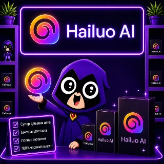 Купить HAILUO AI STANDARD/PRO/MASTER/ULTRA/MAX 1 месяц