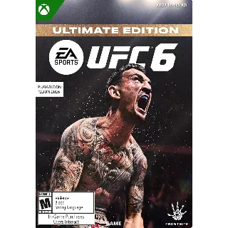 Купить UFC 6 Ultimate Edition Xbox Series X|S