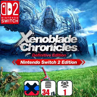 Купить Xenoblade Chronicles Definitive Edition | Nintendo Switch 2