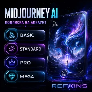 Купить MIDJOURNEY AI ПОДПИСКА НА АККАУНТ | BASIC / STANDARD / PRO / MEGA