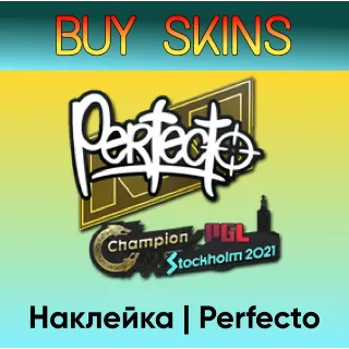 Купить Наклейка | Perfecto - отправка трейдом [CS 2]