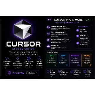 Купить 24/7 Cursor Pro | Pro+ | Business | Ultra | Полная гарантия