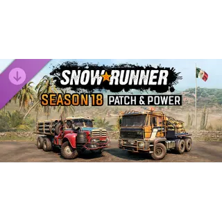 Купить SnowRunner - Season 18: Patch  Power steam DLC дополнение