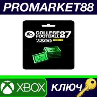 Купить College Football 27 - 2800 Points EU Xbox Series X|S КЛЮЧ