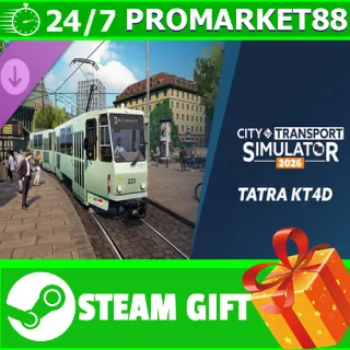 Купить ️ВСЕ СТРАНЫ+РОССИЯ️ CTS: 2026 - Tram DLC: Tatra KT4D