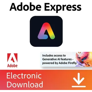 Купить Adobe Express Premium | Социальные медиа: графика, видео и презентации | AI‑12 Month|