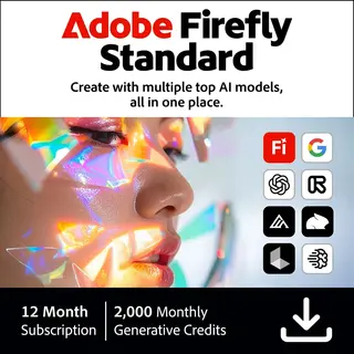 Купить Adobe Firefly Standard | Генерация изображений и видео с помощью ИИ | 2 000 генератив