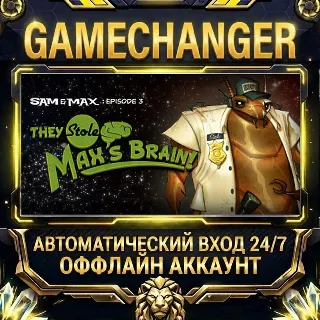 Купить Sam  Max 303: They Stole Max's Brain! ⚡ Steam ОФФЛАЙН-аккаунт | Автовыдача 24/7