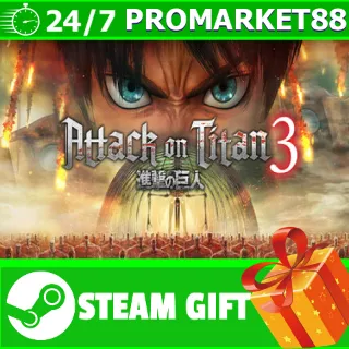 Купить ️Attack on Titan 3 / A.O.T. 3 with Pre-purchase Bonus