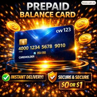 Купить 💎 Предоплаченная карта | ⚡ Мгновенная доставка | Баланс $0–$1 USD