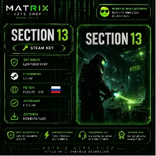 Купить Section 13 (Steam/Ключ) Россия+СНГ.