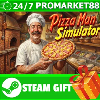 Купить ️ВСЕ СТРАНЫ+РОССИЯ Pizza Man Simulator STEAM GIFT