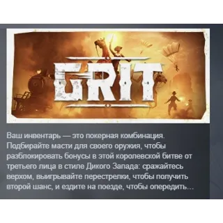 Купить GRIT АВТОДОСТАВКА STEAM GLOBAL МГНОВЕННО ЛИЦЕНЗИЯ