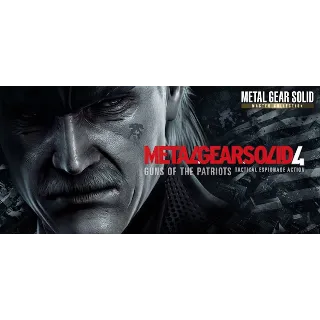 Купить METAL GEAR SOLID 4: Guns of the Patriots - Master Collection Version steam