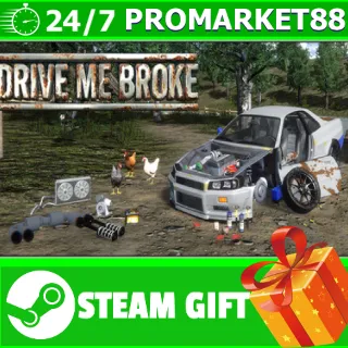 Купить ️ВСЕ СТРАНЫ+РОССИЯ Drive Me Broke STEAM GIFT