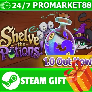 Купить ️ВСЕ СТРАНЫ+РОССИЯ Shelve the Potions! STEAM GIFT
