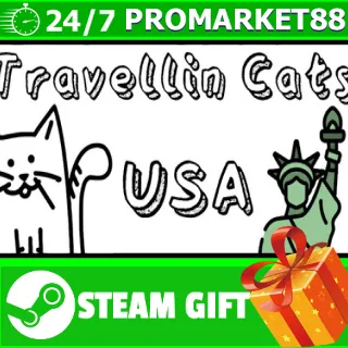 Купить ️ВСЕ СТРАНЫ+РОССИЯ Travellin Cats in USA STEAM GIFT