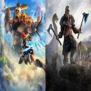Купить (XBOX Series X/S, ONE) Assassin’s Creed Valhalla + Immortals Fenyx Rising Bundle