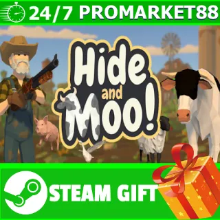 Купить ️ВСЕ СТРАНЫ+РОССИЯ Hide and Moo! STEAM GIFT