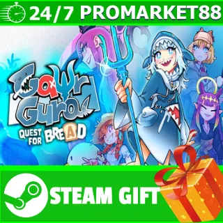 Купить ️ВСЕ СТРАНЫ+РОССИЯ️ Gawr Gura: Quest for Bread STEAM