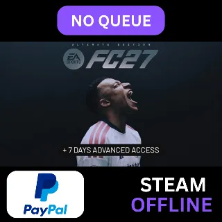 Купить EA Sports FC 27 Ultimate Edition EARLY ACCESS ⚡ STEAM ОФФЛАЙН ⚡ PAYPAL