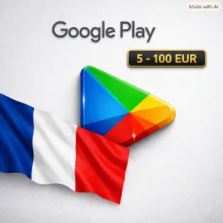 Купить 🇫🇷 Google Play Gift Card Франция | 5–100 EUR | Google Play | FR Аккаунт