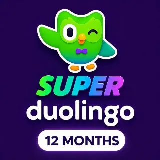 Купить Duolingo SUPER - Подписка на ваш аккаунт 12 месяцев