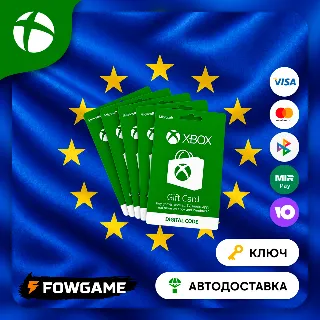 Купить 🟣 Xbox Gift Card | Европа | 5 EUR - 100 EUR | АВТО ВЫДАЧА