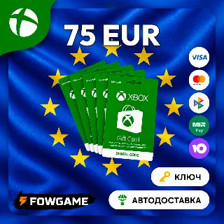 Купить 🟣 Xbox Gift Card | Европа | 75 EUR | АВТО ВЫДАЧА