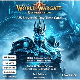 Купить World of Warcraft | US Server 60-Day Time Card | Retail  Classic Servers | Battle.ne