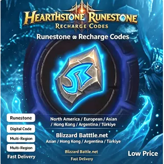 Купить Коды пополнения рун Hearthstone | Северная Америка/Европа/Азия/Гонконг/Аргентина/Турц