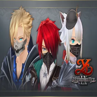 Купить (Nintendo Switch 1) Ys IX: Monstrum Nox Variety Mask Set