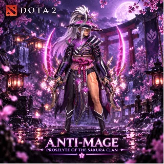 Купить Anti-Mage — Proselyte of the Sakura Clan | Dota 2 | Подарком