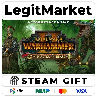 Купить DLC Total War: WARHAMMER II - The Hunter  The Beast / Steam АВТО / РУ + МИР