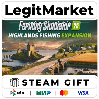 Купить DLC Farming Simulator 25: Highlands Fishing Expansion / Steam АВТО / РУ + МИР