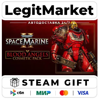 Купить DLC Warhammer 40,000: Space Marine 2 - Blood Angels Cosmetic / Steam АВТО / РУ + МИР