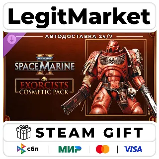 Купить DLC Warhammer 40,000: Space Marine 2 - Exorcists Cosmetic Pac / Steam АВТО / РУ + МИР