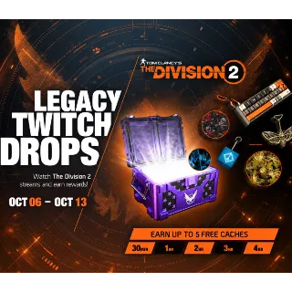 Купить Tom Clancy's The Division 2 Октябрь | 5 наград | Legacy Twitch Drops Cache