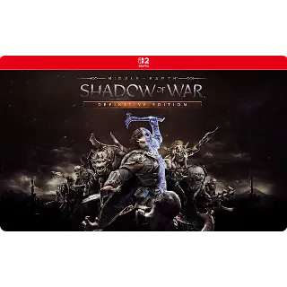 Купить 🔑 Middle-earth: Shadow of War Nintendo Switch 2 Key EU🇪🇺