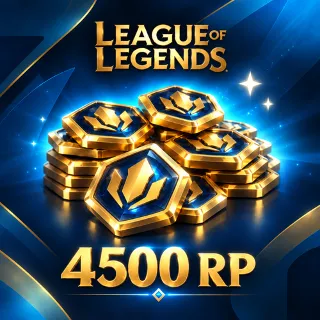 Купить 4500 RP LEAGUE OF LEGENDS БЫСТРОЕ ПОПОЛНЕНИЕ НА РУ СЕРВЕР